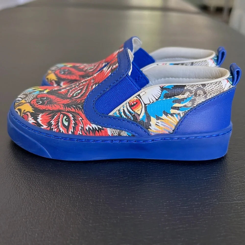 Toddler Gucci Slip-on Sneakers. Barely worn! - Picture 2 of 5